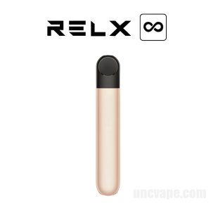 Relx Infinity ポッド システム 650 パフ 金 1.8ml