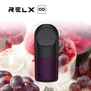 Relx Infinity 交換用ポッド カートリッジ # ピリッと紫 650 パフ
