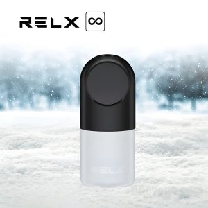 Relx Infinity 交換用ポッド カートリッジ # ホワイトフリーズ 650 パフ