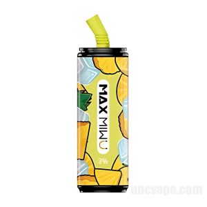 Max Miwu Coke Tin 使い捨て電子タバコ # パイナップルの嵐 3600 パフ