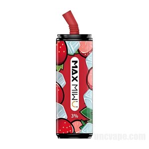 Max Miwu Coke Tin 使い捨て電子タバコ 3600 パフ #活力いちご