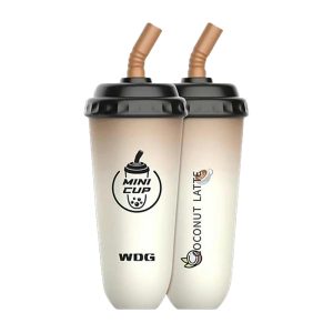 WDG Mini Cup Disposable Vape 5000 Puffs # ココナッツ ラテ