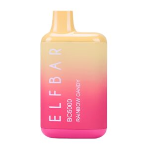 ELF BAR 使い捨て電子タバコ BC 5000 パフ # レインボーキャンディー