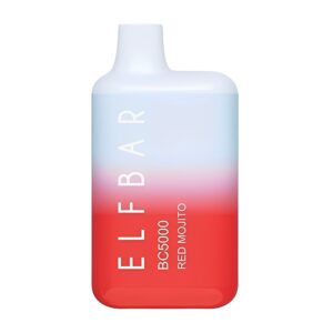 ELF BAR 使い捨て電子タバコ BC 5000 パフ # レッド モヒート