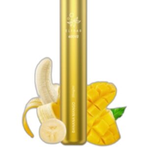ELF BAR 600V2 Disposable 600パフ Banana Mango