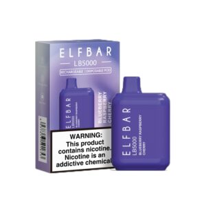 ELF BAR LB5000 Disposable 5000パフ Blueberry Raspberry Cherry 14ml