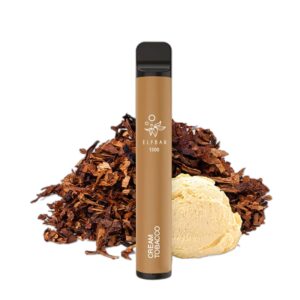 ELF BAR 1500 Disposable 1500パフ Cream Tobacco 4.8ml