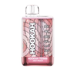 ELF BAR Hookah TE5000 Disposable Juicy Peach 5000パフ 550mAh