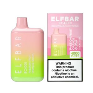 ELF BAR BC4000 Disposable Passion Fruit Orange Guava 4000パフ 650mAh