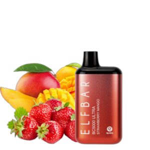 ELF BAR BC5000 Ultra Disposable Strawberry Mango 5000パフ