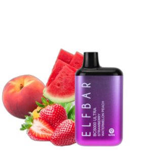 ELF BAR BC5000 Ultra Disposable Strawberry Watermelon Peach 5000パフ 13ml